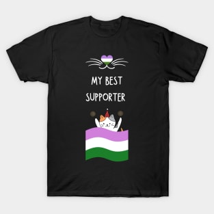 Genderqueer flag T-Shirt